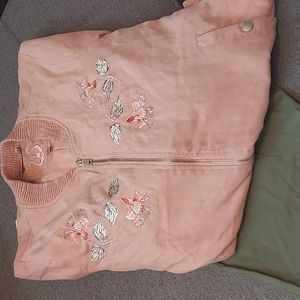 Odyn Pink Bomber Jacket